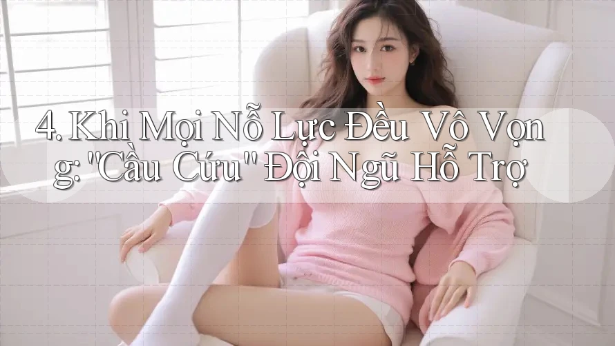 4. Khi Mọi Nỗ Lực Đều Vô Vọng: “Cầu Cứu” Đội Ngũ Hỗ Trợ 4. Khi Mọi Nỗ Lực Đều Vô Vọng: “Cầu Cứu” Đội Ngũ Hỗ Trợ
