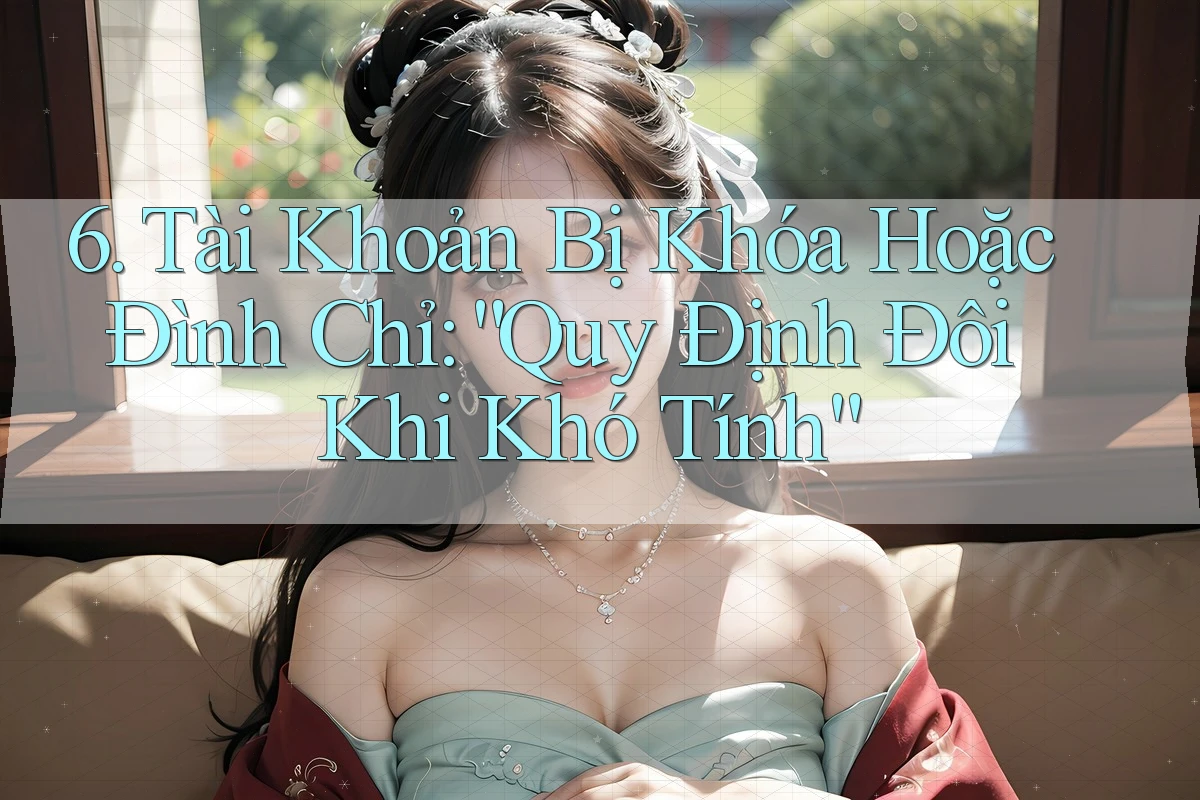6. Tài Khoản Bị Khóa Hoặc Đình Chỉ: “Quy Định Đôi Khi Khó Tính” 6. Tài Khoản Bị Khóa Hoặc Đình Chỉ: “Quy Định Đôi Khi Khó Tính”