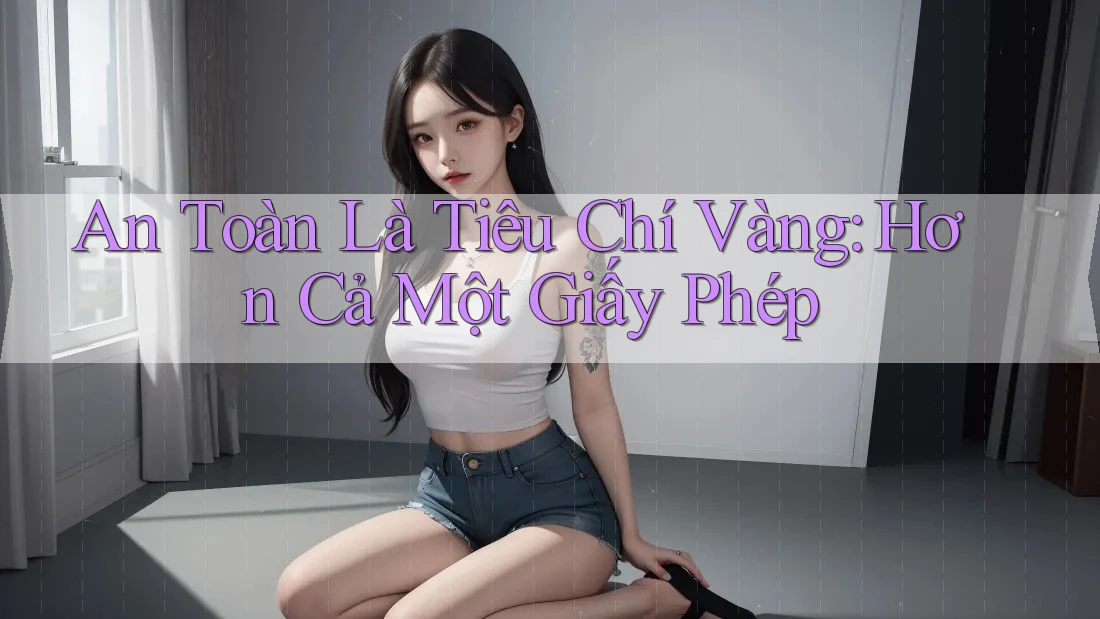 An Toàn Là Tiêu Chí Vàng: Hơn Cả Một Giấy Phép An Toàn Là Tiêu Chí Vàng: Hơn Cả Một Giấy Phép