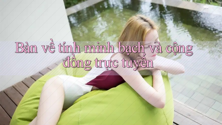 Bàn về tính minh bạch và cộng đồng trực tuyến Bàn về tính minh bạch và cộng đồng trực tuyến