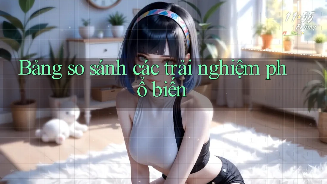 Bảng so sánh các trải nghiệm phổ biến Bảng so sánh các trải nghiệm phổ biến