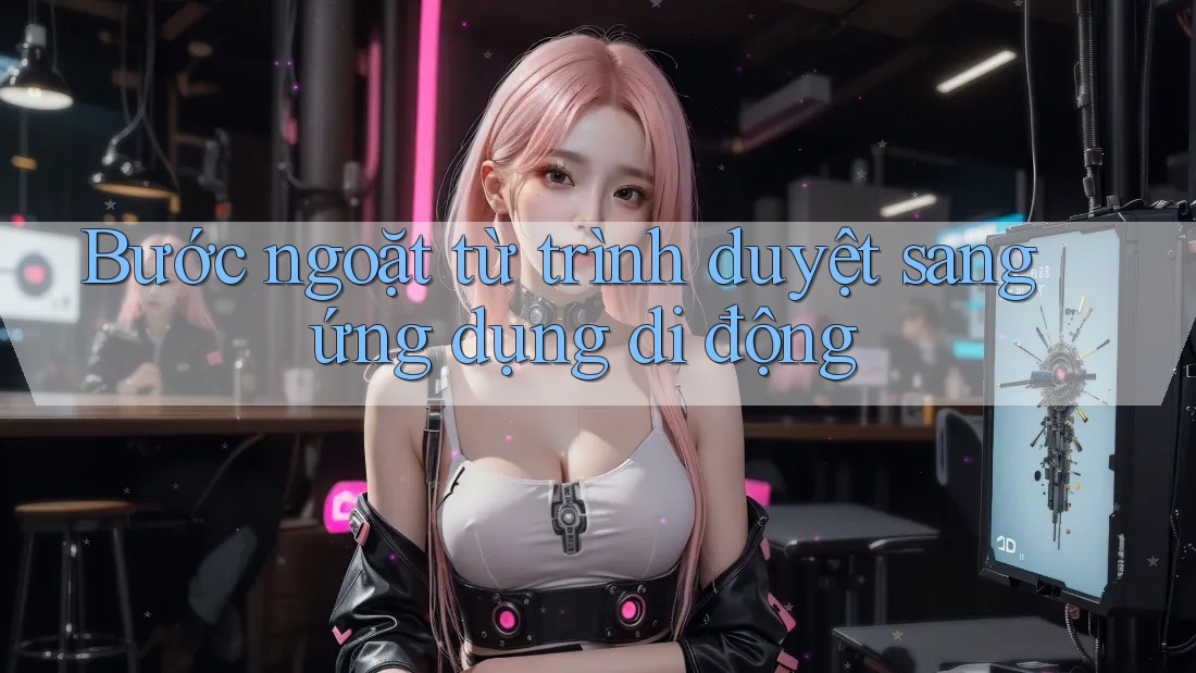 Bước ngoặt từ trình duyệt sang ứng dụng di động Bước ngoặt từ trình duyệt sang ứng dụng di động