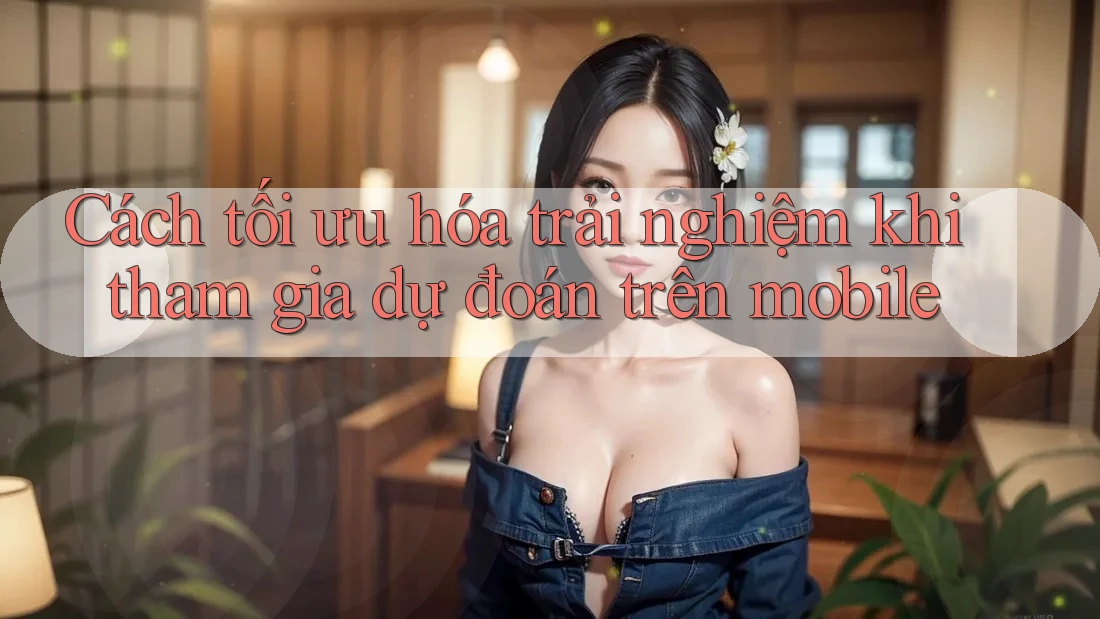Cách tối ưu hóa trải nghiệm khi tham gia dự đoán trên mobile