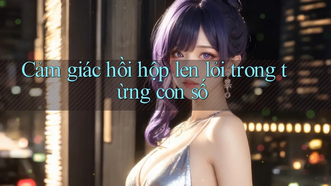 Cảm giác hồi hộp len lỏi trong từng con số