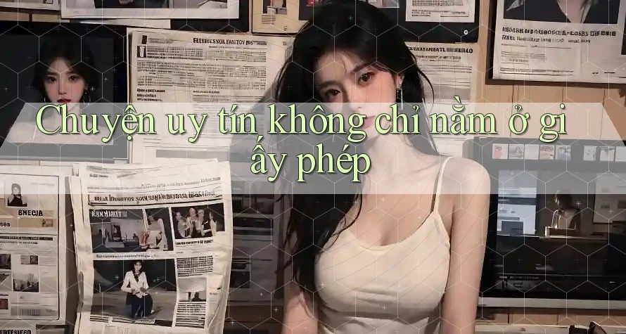 Chuyện uy tín không chỉ nằm ở giấy phép