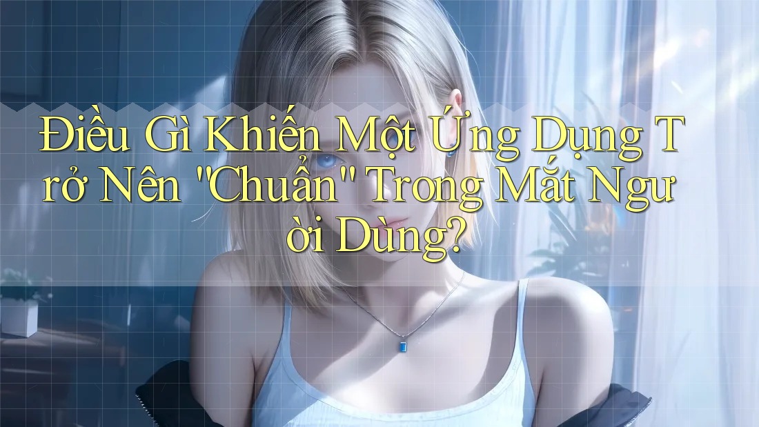 Điều Gì Khiến Một Ứng Dụng Trở Nên “Chuẩn” Trong Mắt Người Dùng?