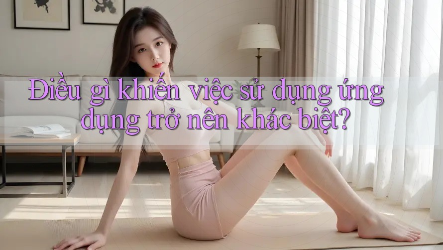 Điều gì khiến việc sử dụng ứng dụng trở nên khác biệt?