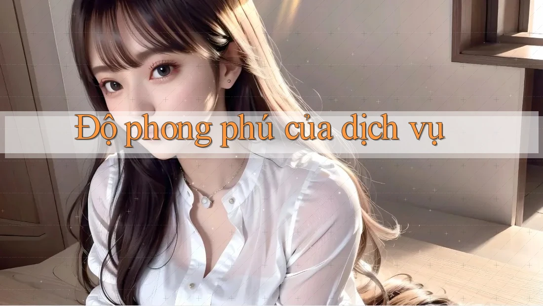 Độ phong phú của dịch vụ Độ phong phú của dịch vụ