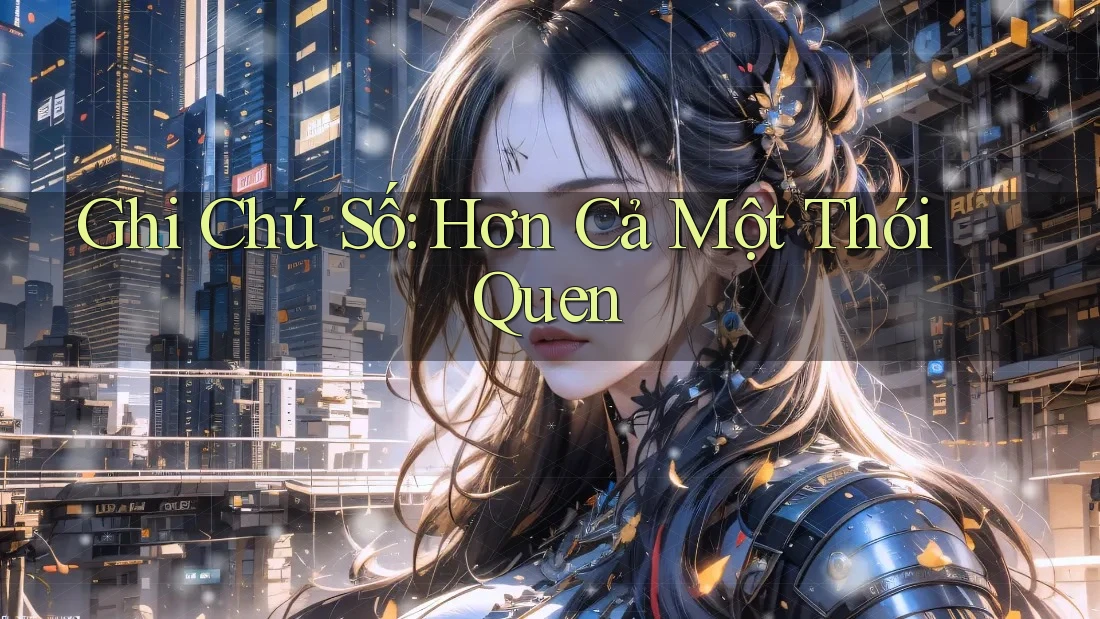 Ghi Chú Số: Hơn Cả Một Thói Quen Ghi Chú Số: Hơn Cả Một Thói Quen