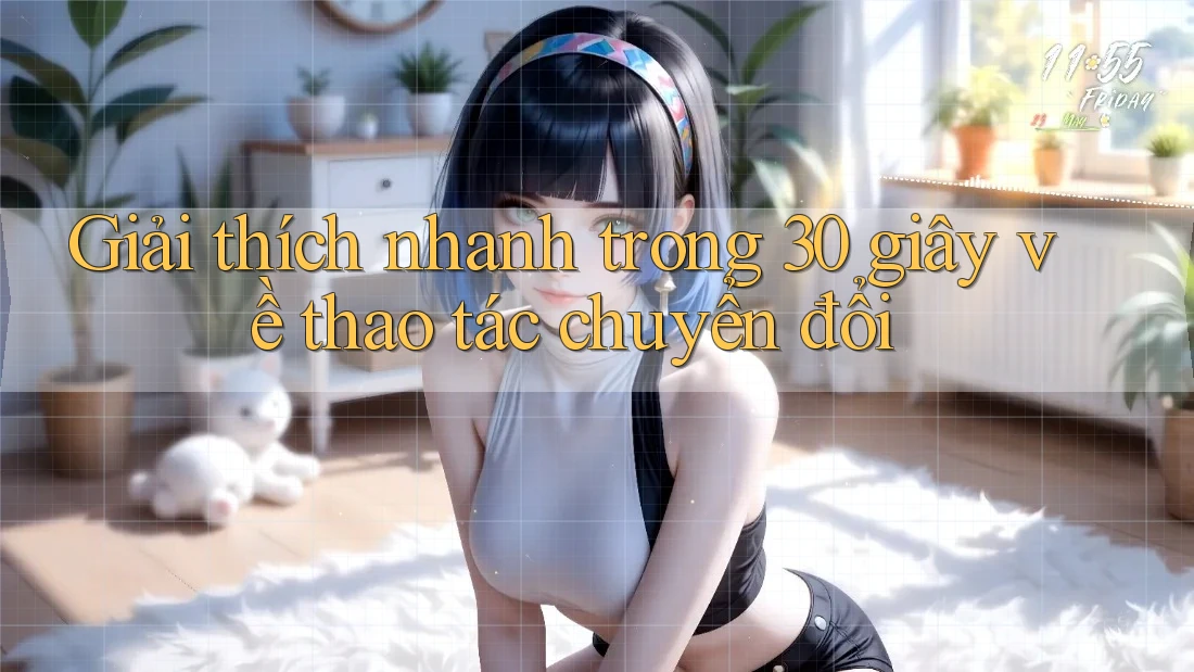 Giải thích nhanh trong 30 giây về thao tác chuyển đổi Giải thích nhanh trong 30 giây về thao tác chuyển đổi