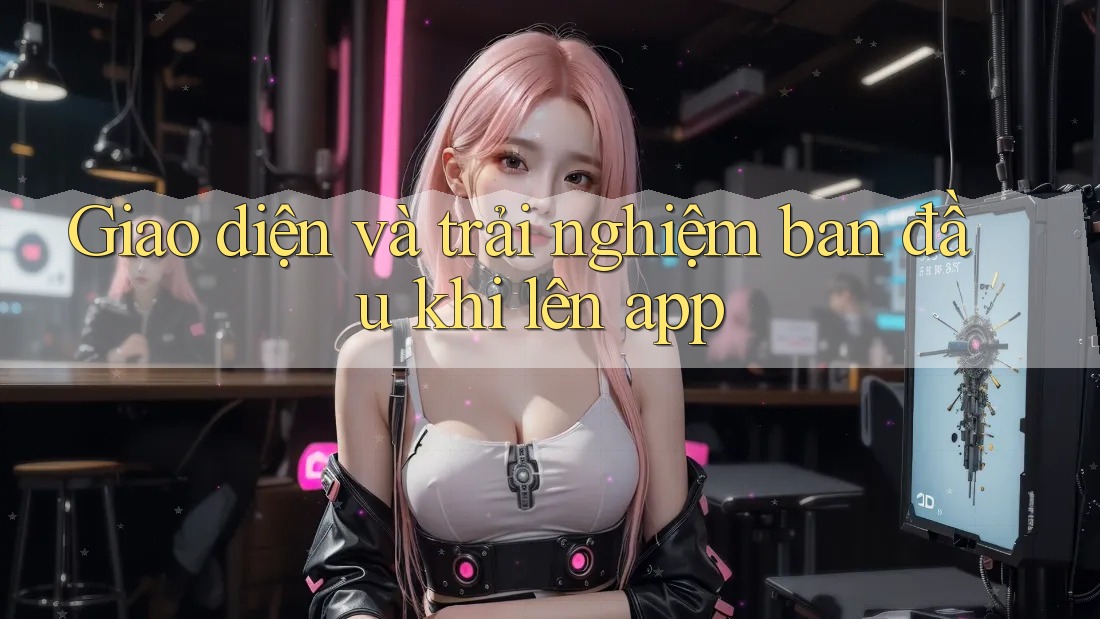 Giao diện và trải nghiệm ban đầu khi lên app