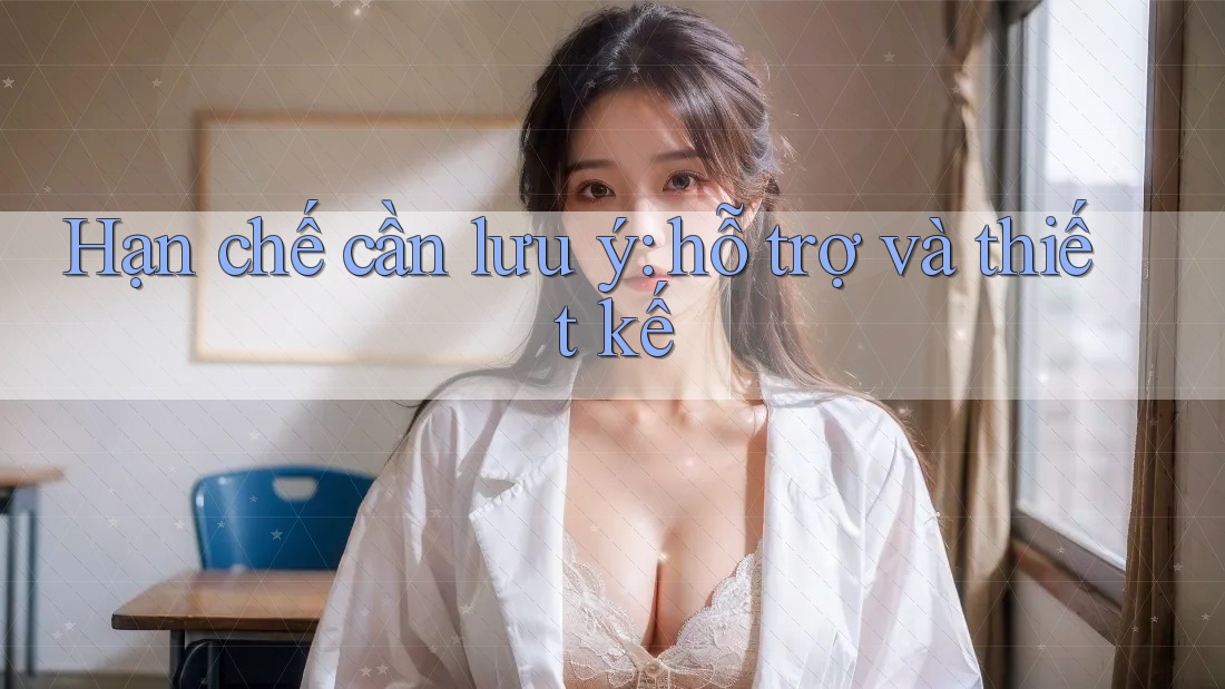 Hạn chế cần lưu ý: hỗ trợ và thiết kế