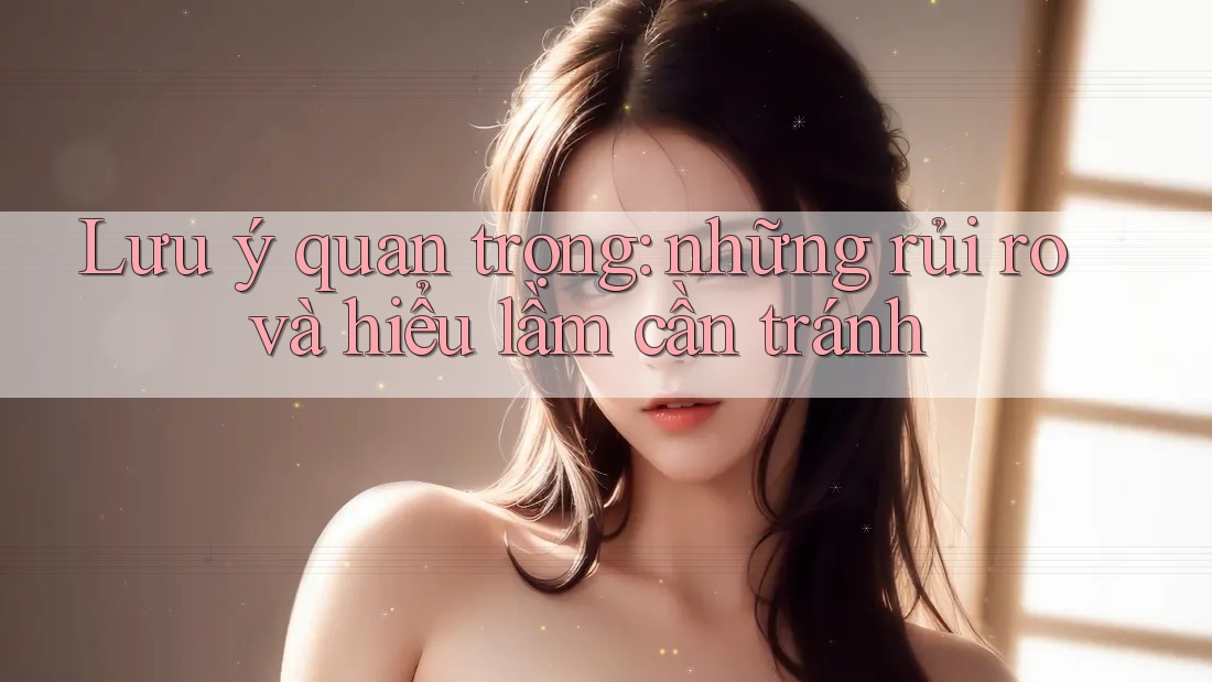 Lưu ý quan trọng: những rủi ro và hiểu lầm cần tránh