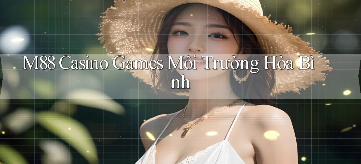 m88  casino games môi trường hòa bình