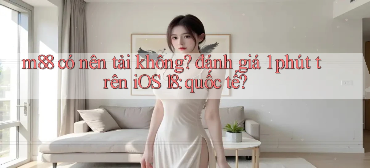 m88 có nên tải không đánh giá 1 phút trên iOS 18 quốc tế