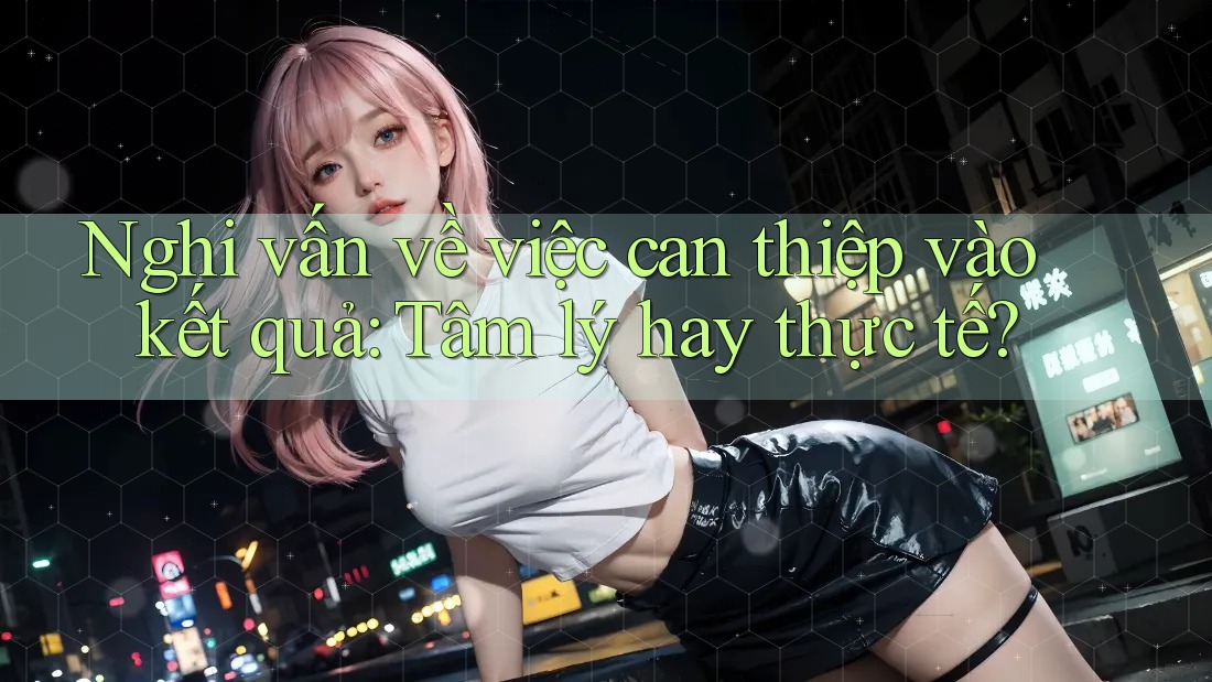 Nghi vấn về việc can thiệp vào kết quả: Tâm lý hay thực tế? Nghi vấn về việc can thiệp vào kết quả: Tâm lý hay thực tế?