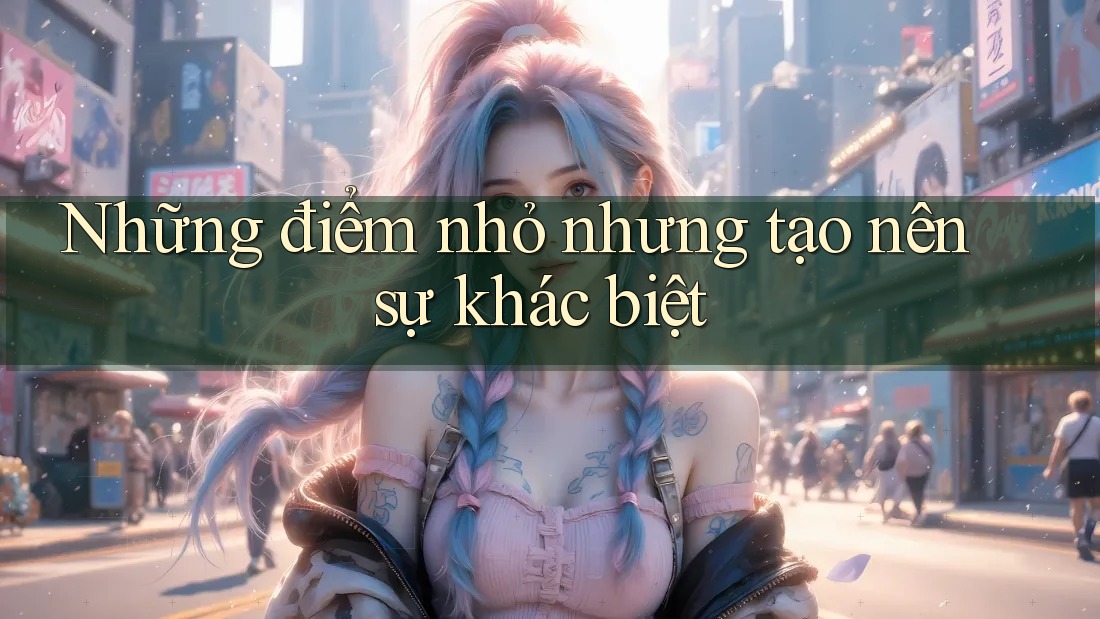 Những điểm nhỏ nhưng tạo nên sự khác biệt