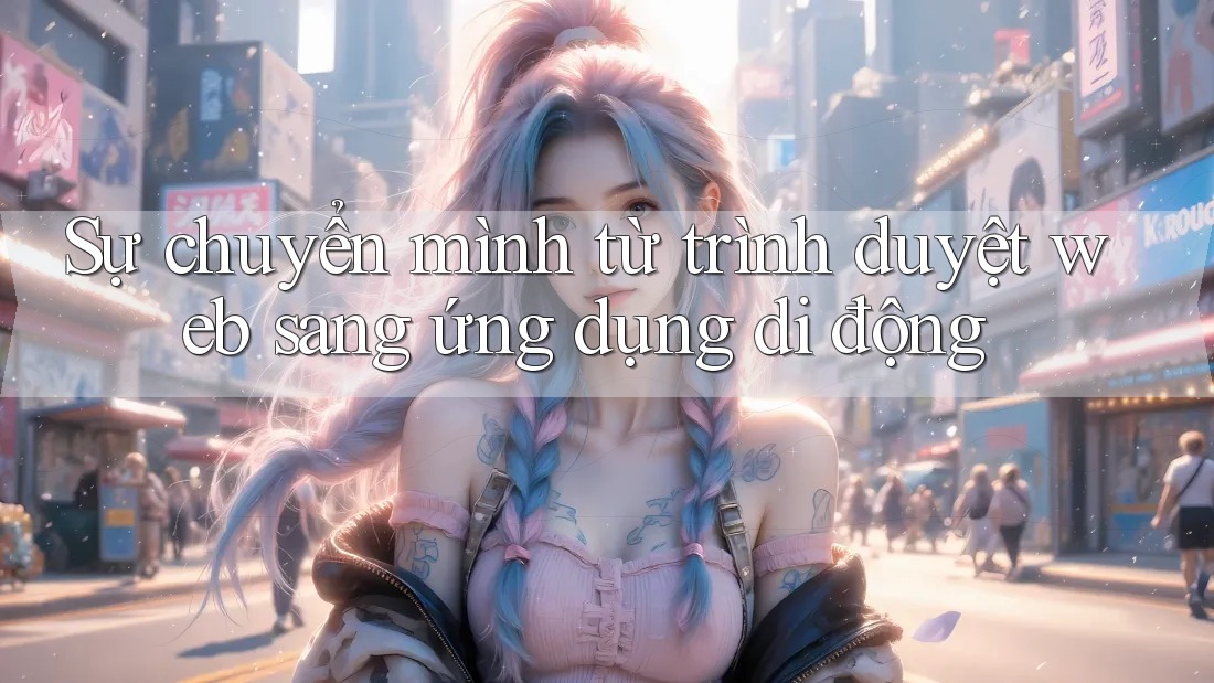 Sự chuyển mình từ trình duyệt web sang ứng dụng di động