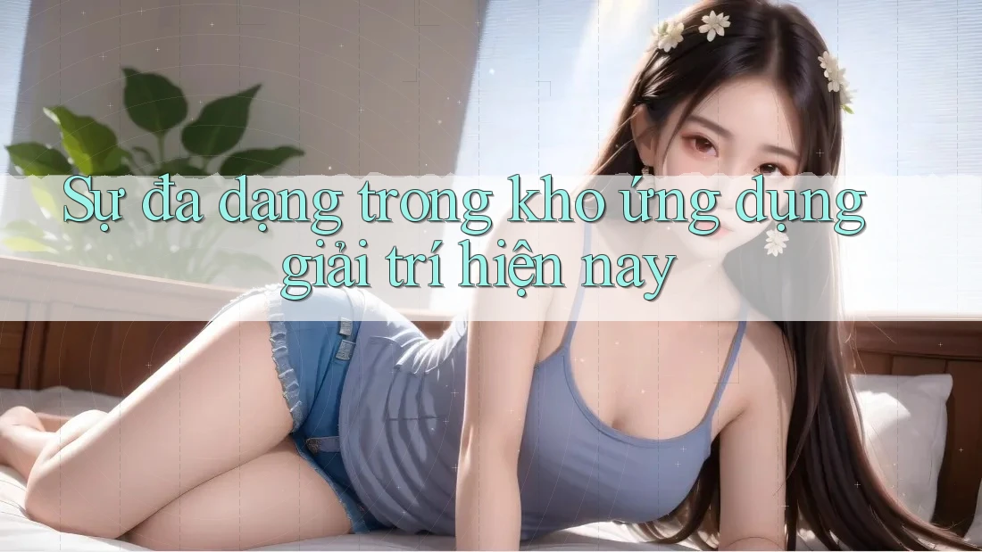 Sự đa dạng trong kho ứng dụng giải trí hiện nay