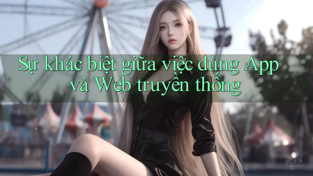 Sự khác biệt giữa việc dùng App và Web truyền thống
