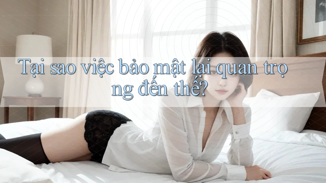Tại sao việc bảo mật lại quan trọng đến thế?