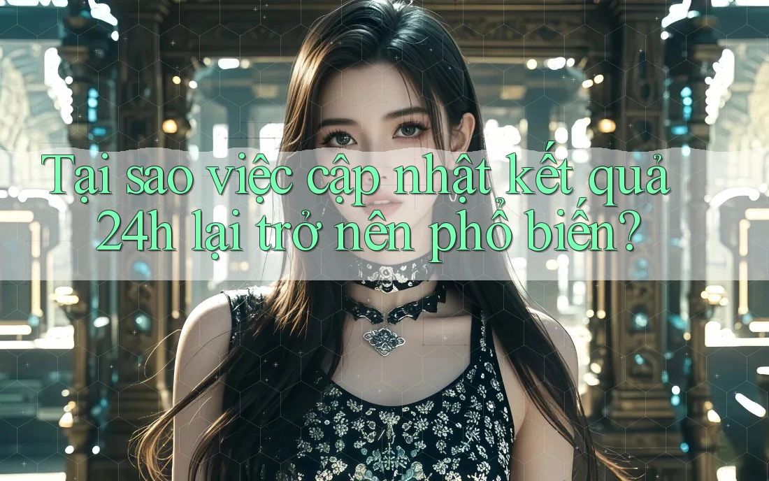 Tại sao việc cập nhật kết quả 24h lại trở nên phổ biến?