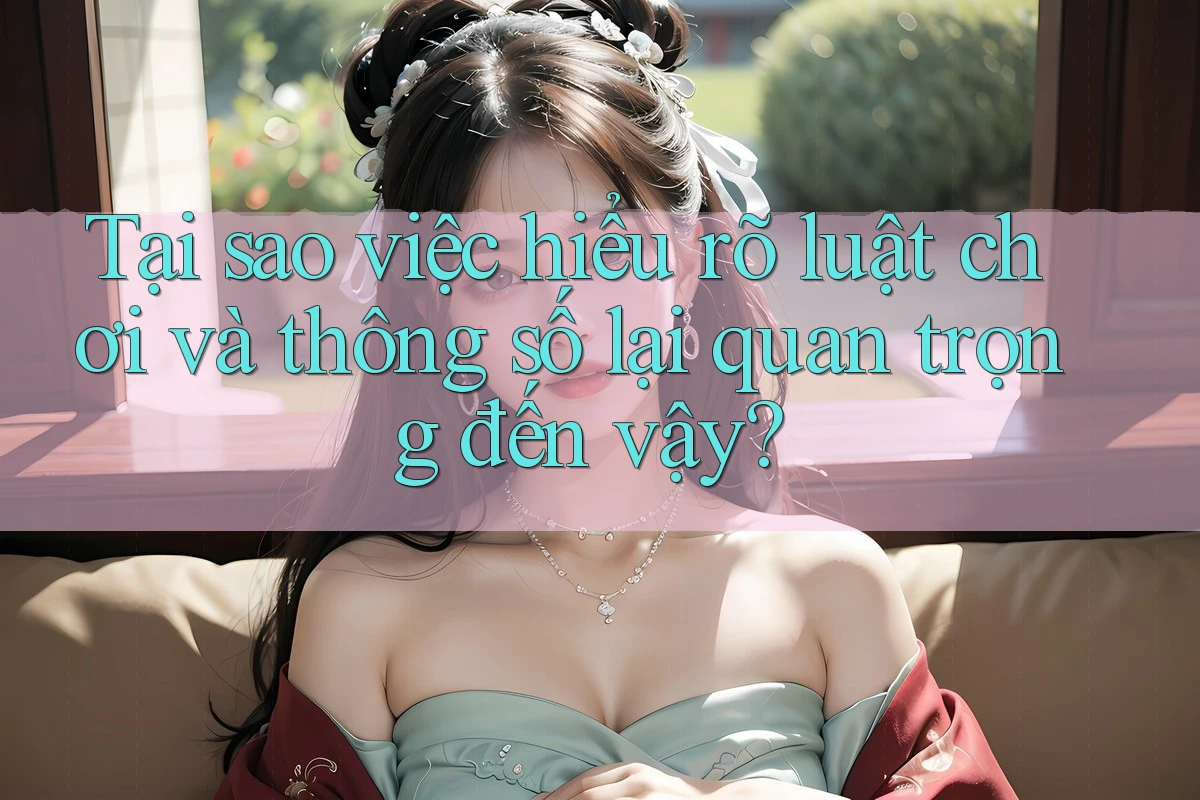 Tại sao việc hiểu rõ luật chơi và thông số lại quan trọng đến vậy? Tại sao việc hiểu rõ luật chơi và thông số lại quan trọng đến vậy?