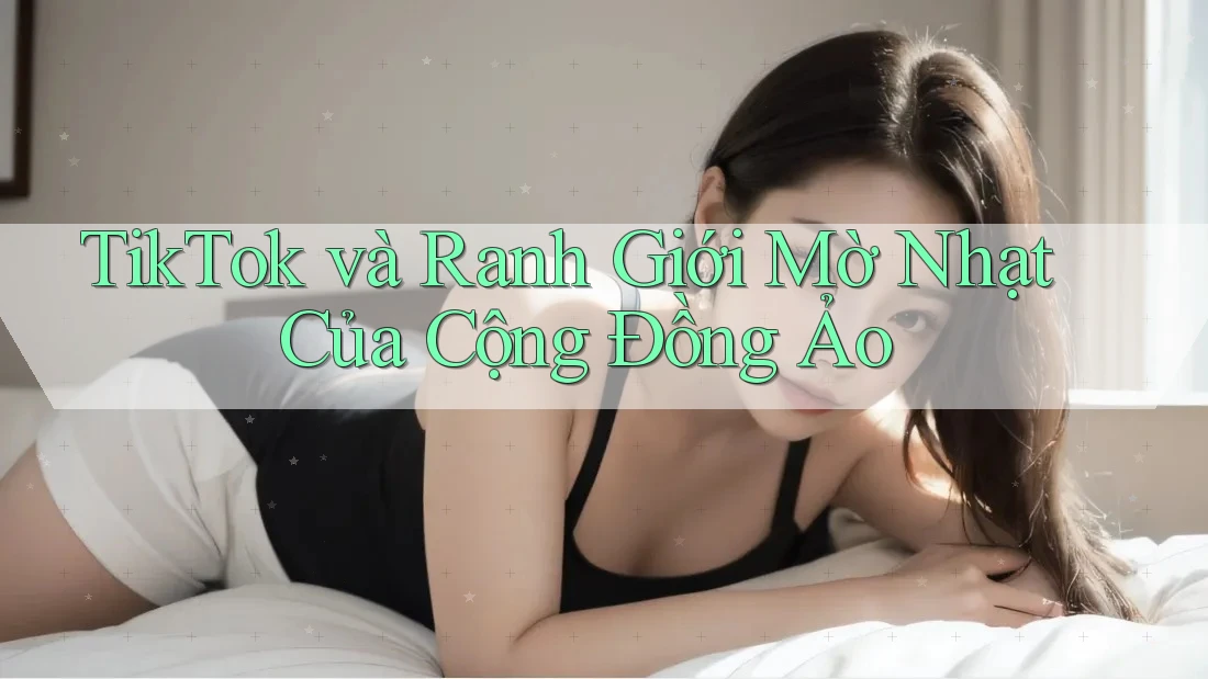 TikTok và Ranh Giới Mờ Nhạt Của Cộng Đồng Ảo