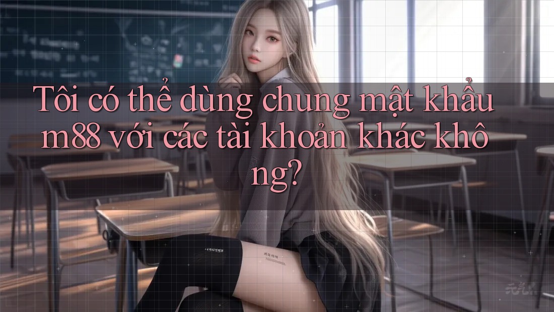 Tôi có thể dùng chung mật khẩu m88 với các tài khoản khác không?
