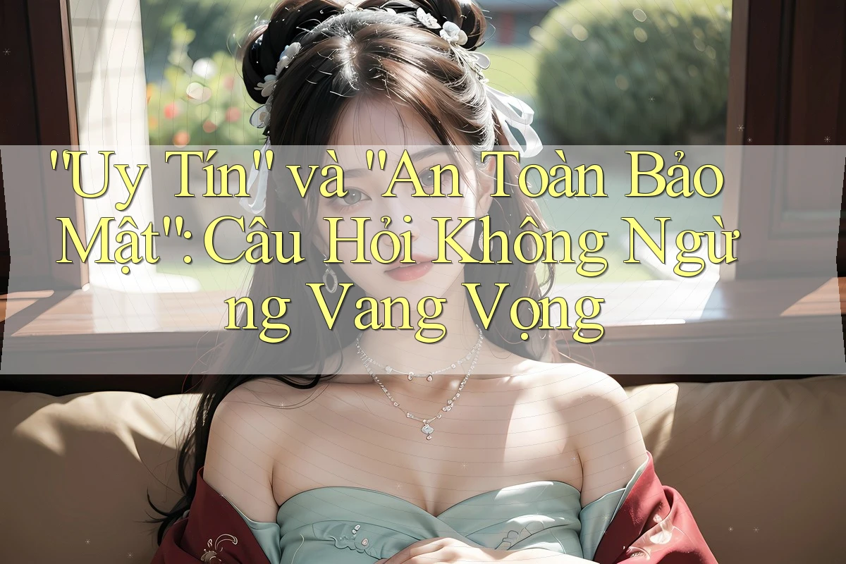 “Uy Tín” và “An Toàn Bảo Mật”: Câu Hỏi Không Ngừng Vang Vọng “Uy Tín” và “An Toàn Bảo Mật”: Câu Hỏi Không Ngừng Vang Vọng