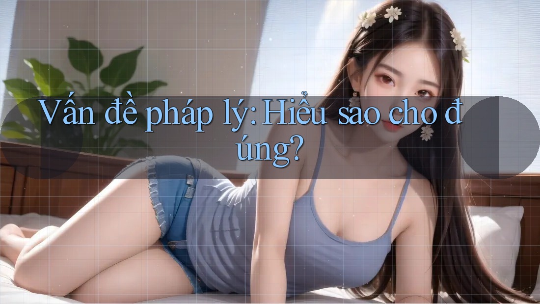 Vấn đề pháp lý – Hiểu sao cho đúng?