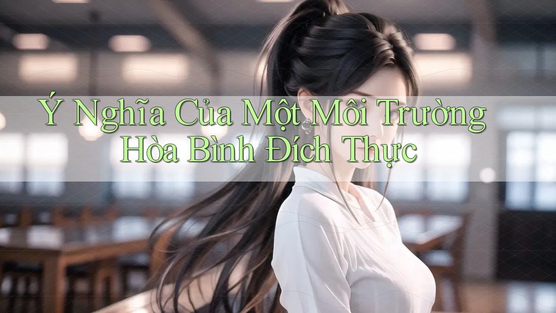 Ý Nghĩa Của Một Môi Trường Hòa Bình Đích Thực Ý Nghĩa Của Một Môi Trường Hòa Bình Đích Thực